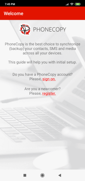 Samsung Galaxy A10 SM-A105f - backup - step 1