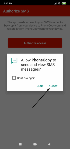 Samsung Galaxy A10 SM-A105f - backup - step 10